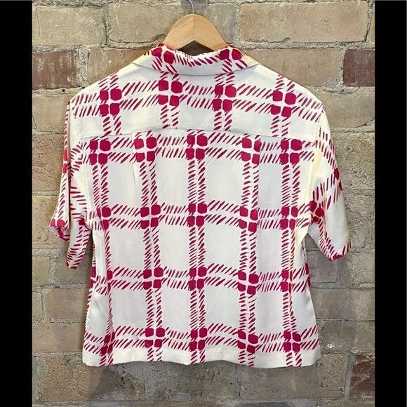 Marni x Uniqlo Oversized Open Collar Shirt Sz XS - Picture 4 of 6